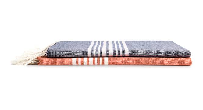 Audrey Bath Towel Set of 2 (Multicolor) by Urban Ladder - Front View Design 1 - 426839
