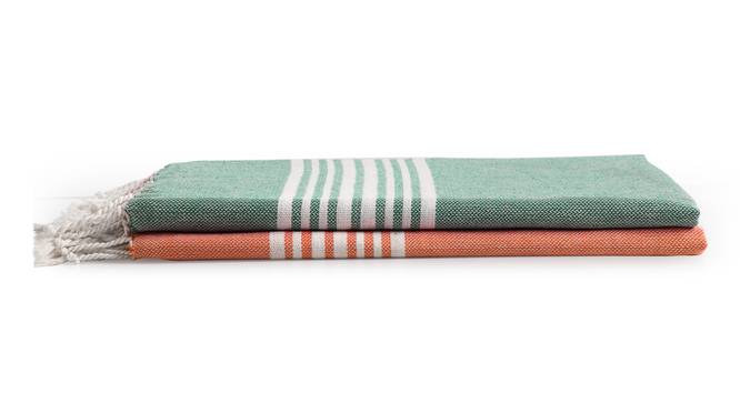 Claire Bath Towel Set of 2 (Multicolor) by Urban Ladder - Front View Design 1 - 426886