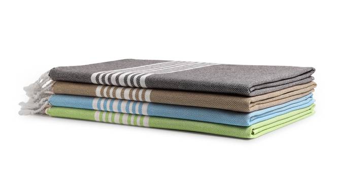 Isla Bath Towel Set of 4 (Multicolor) by Urban Ladder - Cross View Design 1 - 426934
