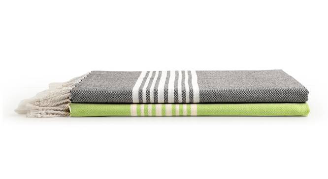 Leah Bath Towel Set of 2 (Multicolor) by Urban Ladder - Front View Design 1 - 426963