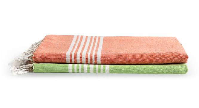 Lucy Bath Towel Set of 2 (Multicolor) by Urban Ladder - Front View Design 1 - 426965