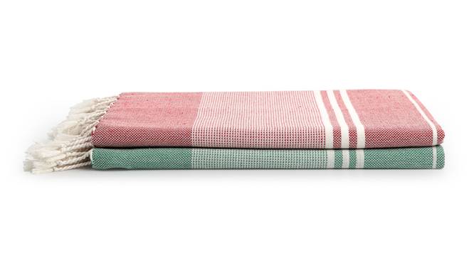 Josephine Bath Towel Set of 2 (Multicolor) by Urban Ladder - Front View Design 1 - 426967