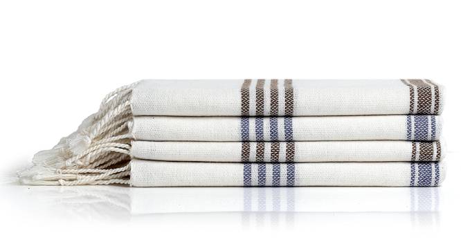 Kayla Hand Towel Set of 4 (Multicolor) by Urban Ladder - Front View Design 1 - 426971