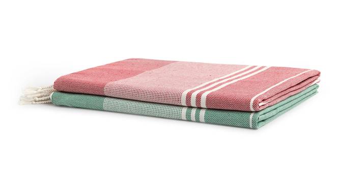 Josephine Bath Towel Set of 2 (Multicolor) by Urban Ladder - Cross View Design 1 - 426976