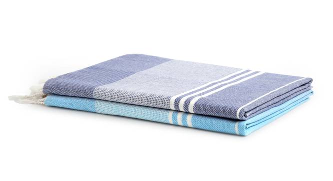Jade Bath Towel Set of 2 (Multicolor) by Urban Ladder - Cross View Design 1 - 426978