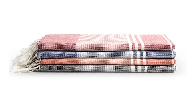 Quinn Bath Towel Set of 4 (Multicolor) by Urban Ladder - Front View Design 1 - 427008