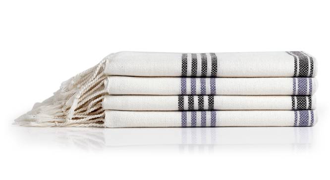Zara Hand Towel Set of 4 (Multicolor) by Urban Ladder - Front View Design 1 - 427054