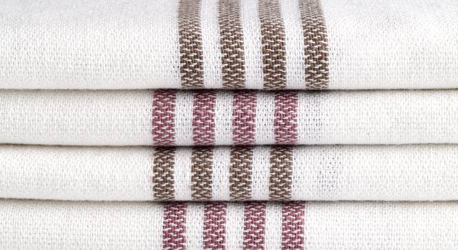 Sage Hand Towel Set of 4 (Multicolor) by Urban Ladder - Front View Design 1 - 427055