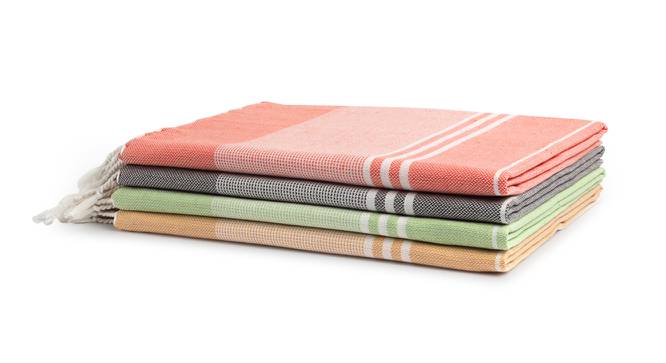 Ruby Bath Towel Set of 4 (Multicolor) by Urban Ladder - Cross View Design 1 - 427060