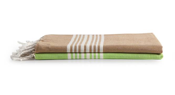 Zoe Bath Towel Set of 2 (Multicolor) by Urban Ladder - Front View Design 1 - 427082