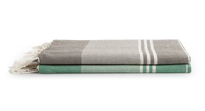 Caroline Bath Towel Set of 2 (Multicolor) by Urban Ladder - Front View Design 1 - 427106