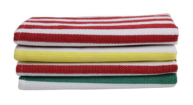 Gemma Hand Towel Set of 4 (Multicolor) by Urban Ladder - Front View Design 1 - 427113