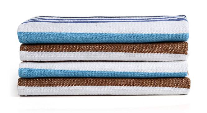 Gracie Hand Towel Set of 4 (Multicolor) by Urban Ladder - Front View Design 1 - 427114