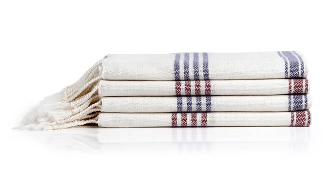 Amy Hand Towel Set of 4 (Multicolor) by Urban Ladder - Front View Design 1 - 427116
