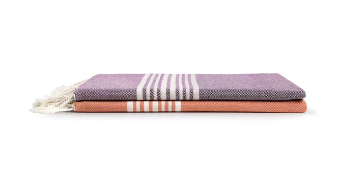Aaliyah Bath Towel Set of 2 (Multicolor) by Urban Ladder - Cross View Design 1 - 427119