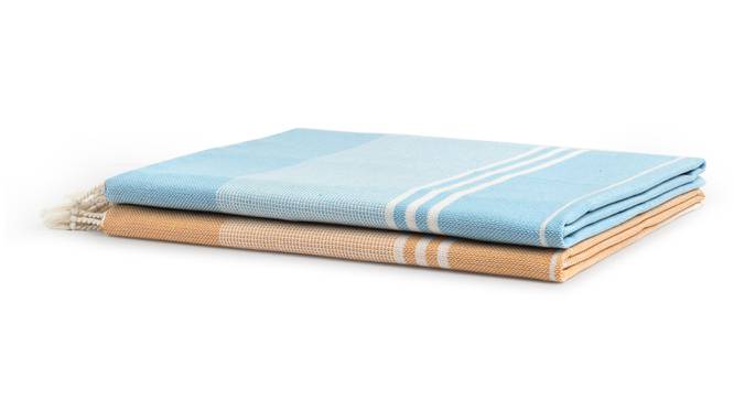 Eva Bath Towel Set of 2 (Multicolor) by Urban Ladder - Cross View Design 1 - 427123