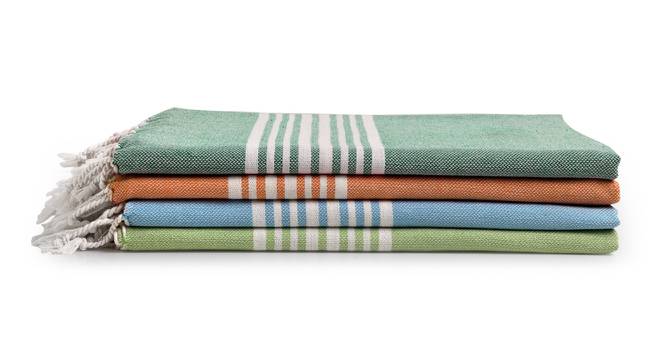 Naomi Bath Towel Set of 4 (Multicolor) by Urban Ladder - Front View Design 1 - 427173
