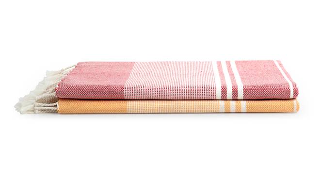 Sarah Bath Towel Set of 2 (Multicolor) by Urban Ladder - Front View Design 1 - 427177