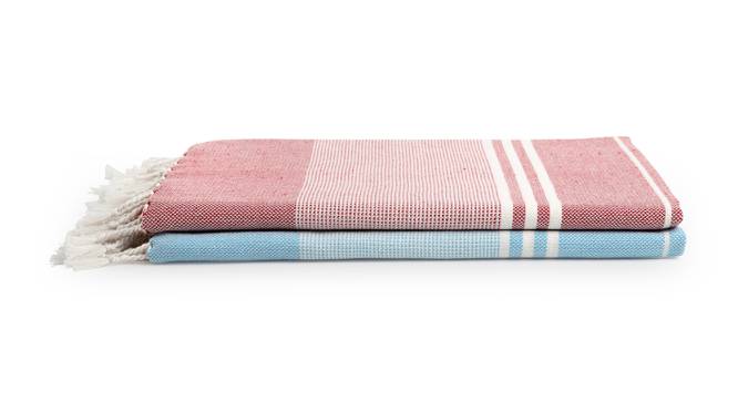 Samantha Bath Towel Set of 2 (Multicolor) by Urban Ladder - Front View Design 1 - 427178