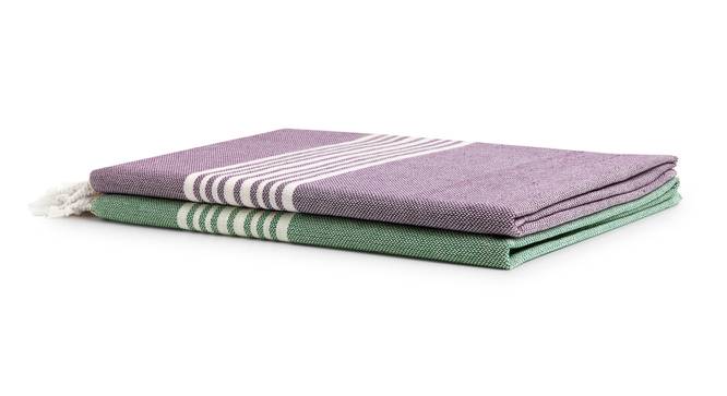 Madelyn Bath Towel Set of 2 (Multicolor) by Urban Ladder - Cross View Design 1 - 427186