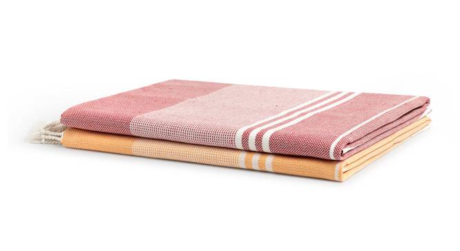Sarah Bath Towel Set of 2 (Multicolor) by Urban Ladder - Cross View Design 1 - 427189