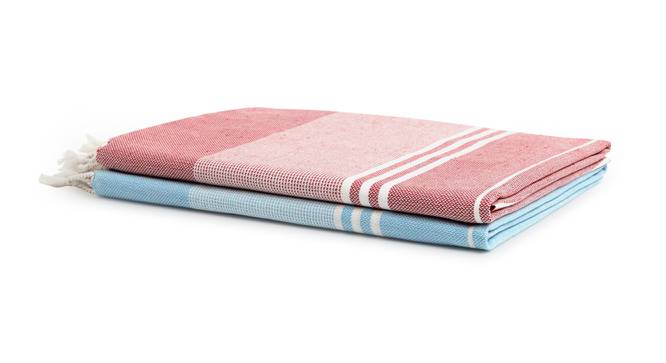 Samantha Bath Towel Set of 2 (Multicolor) by Urban Ladder - Cross View Design 1 - 427190