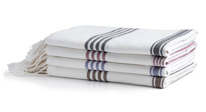 Payton Hand Towel Set of 4 (Multicolor) by Urban Ladder - Cross View Design 1 - 427195
