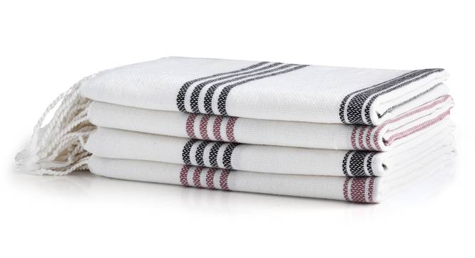 Ruth Hand Towel Set of 4 (Multicolor) by Urban Ladder - Cross View Design 1 - 427196