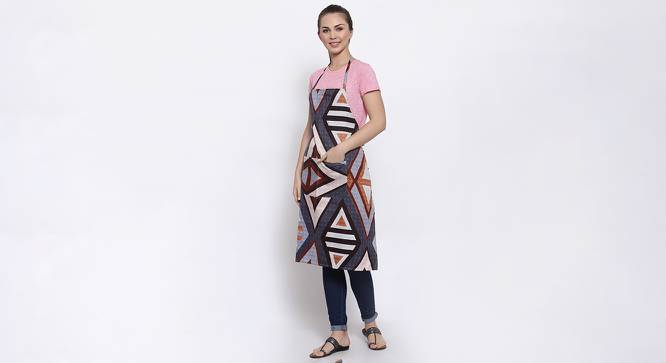 Amelia Apron (Multicolor) by Urban Ladder - Front View Design 1 - 427221