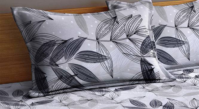 Harry Bedsheet Set (Grey, King Size) by Urban Ladder - Cross View Design 1 - 427236