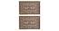 June Bath Mat Set of 2 (Brown) by Urban Ladder - Front View Design 1 - 427261