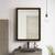 Isabella wall mirror dark brown lp