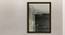 Isabella Wall Mirror (Dark Brown, Simple Configuration) by Urban Ladder - Front View Design 1 - 428247