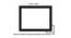 Colt Wall Mirror (Simple Configuration, Cream, Brown & Black) by Urban Ladder - Front View Design 1 - 428254
