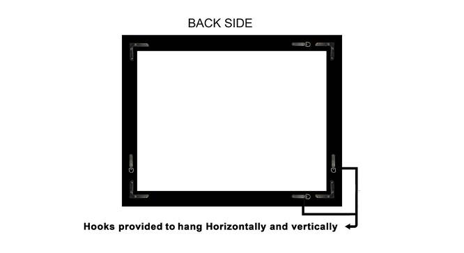 Colt Wall Mirror (Simple Configuration, Cream, White & Brown) by Urban Ladder - Cross View Design 1 - 428270