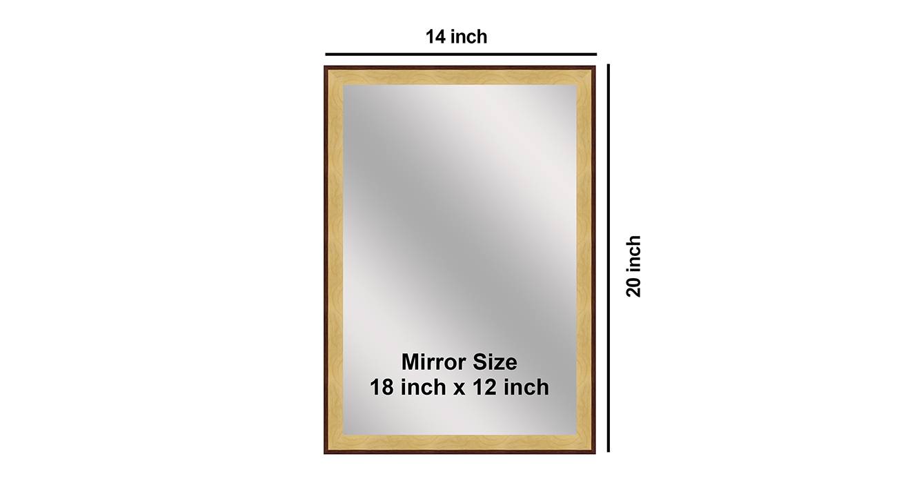 Benjamin wall mirror brown 6