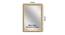 Benjamin Wall Mirror (Brown, Simple Configuration) by Urban Ladder - Design 1 Dimension - 428287