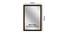 Isabella Wall Mirror (Dark Brown, Simple Configuration) by Urban Ladder - Design 1 Dimension - 428288