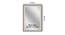 Alexander Wall Mirror (Simple Configuration, Cream, White & Brown) by Urban Ladder - Design 1 Dimension - 428290