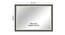 Colt Wall Mirror (Simple Configuration, Cream, Brown & Black) by Urban Ladder - Design 1 Dimension - 428295