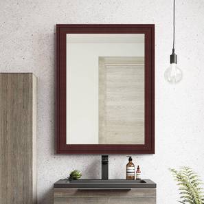 Dark Brown Glass Wall Mirror - Urban Ladder