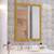 Logan wall mirror dark yellow lp