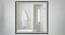 Josephine Wall Mirror (Simple Configuration, Silver, Black) by Urban Ladder - Front View Design 1 - 428326