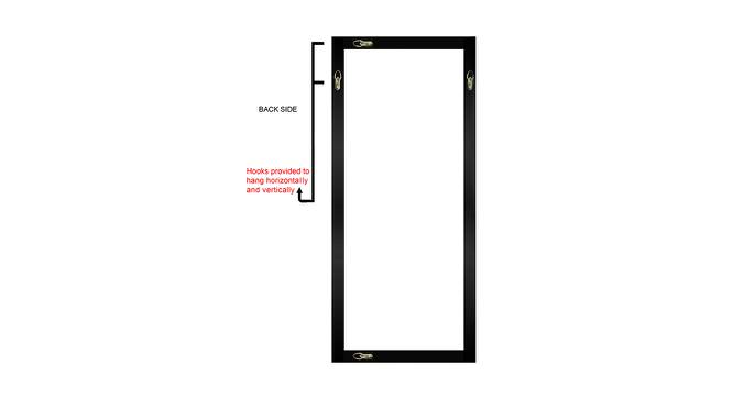 Madeline Wall Mirror (Dark Brown, Simple Configuration) by Urban Ladder - Front View Design 1 - 428327