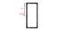 Madeline Wall Mirror (Dark Brown, Simple Configuration) by Urban Ladder - Front View Design 1 - 428327