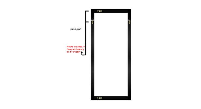 Madeline Wall Mirror (Simple Configuration, Cream, Yellow) by Urban Ladder - Front View Design 1 - 428328