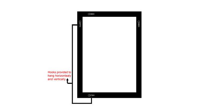 Logan Wall Mirror (Dark Brown, Simple Configuration) by Urban Ladder - Cross View Design 1 - 428333