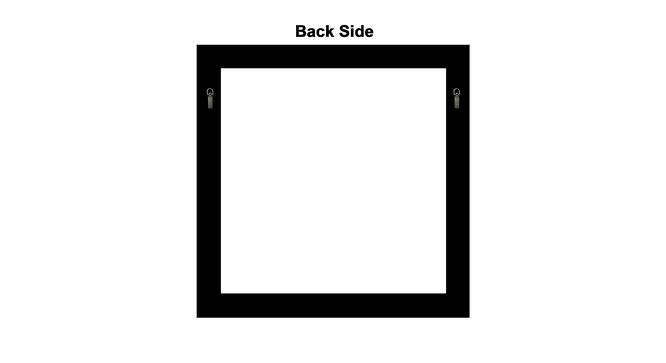 Brianna Wall Mirror (Simple Configuration, Cream, Yellow) by Urban Ladder - Cross View Design 1 - 428339