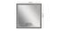 Josephine Wall Mirror (Simple Configuration, Silver, Black) by Urban Ladder - Design 1 Dimension - 428365