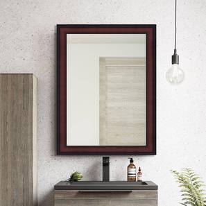 Mia wall mirror dark brown lp